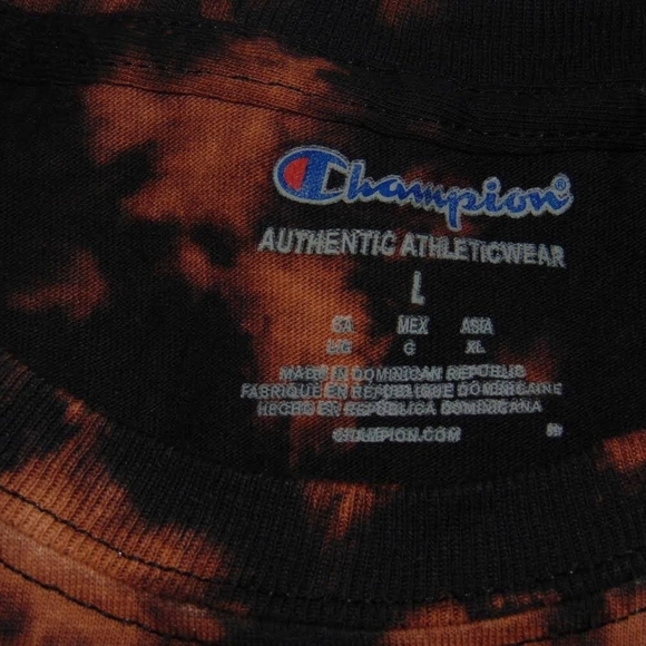 NWT Nirvana bleach dye champion shirt - Picture 3 of 3